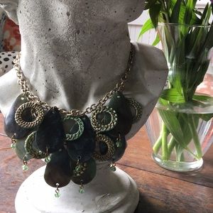 Layered Green Necklace